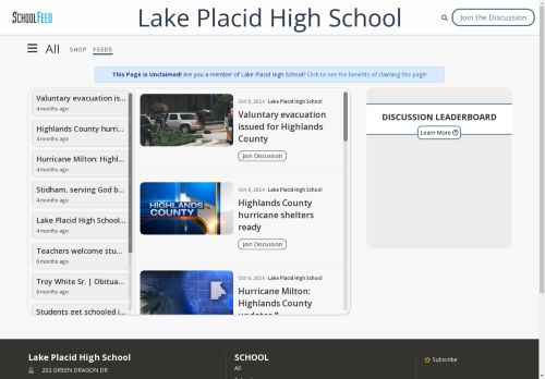 Lake Placid High School