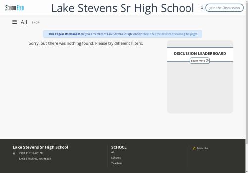 Lake Stevens Sr High School