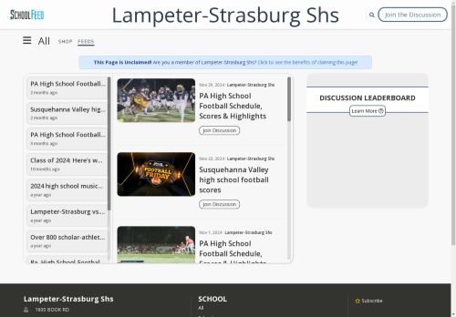 Lampeter-Strasburg Shs