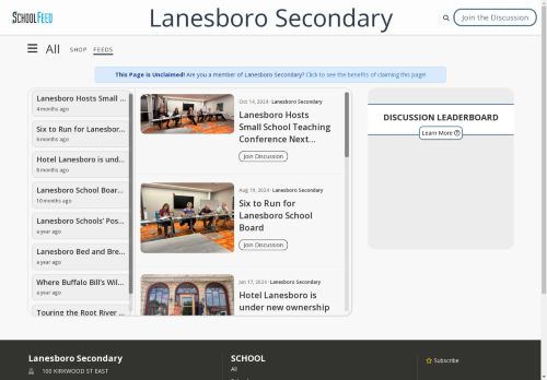 Lanesboro Secondary