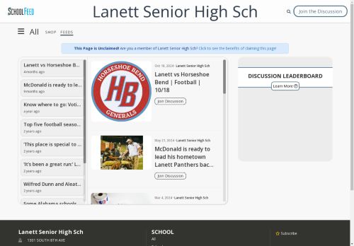 Lanett Senior High Sch