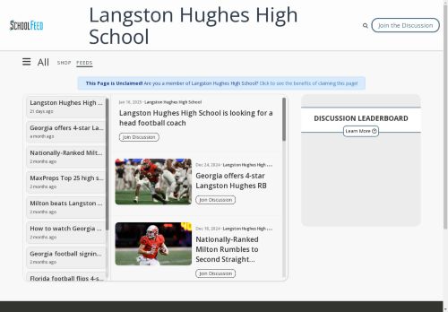 Langston Hughes High School