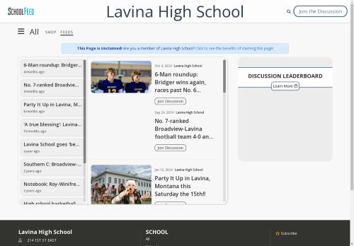 Lavina High School