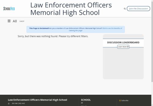 Law Enforcement Officers Memorial High School