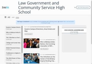 Law Government and Community Service High School