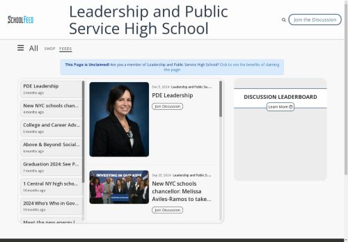 Leadership and Public Service High School