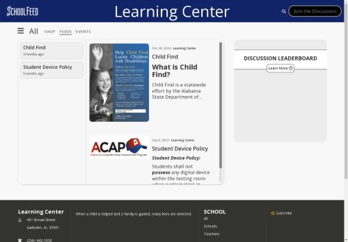 Learning Center