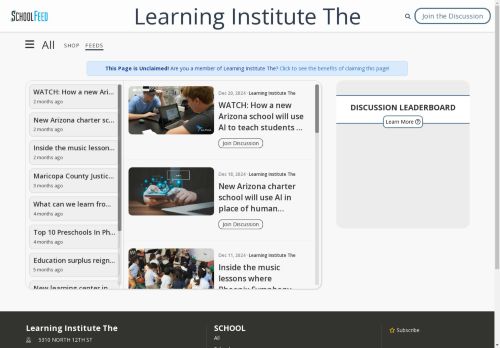 Learning Institute The