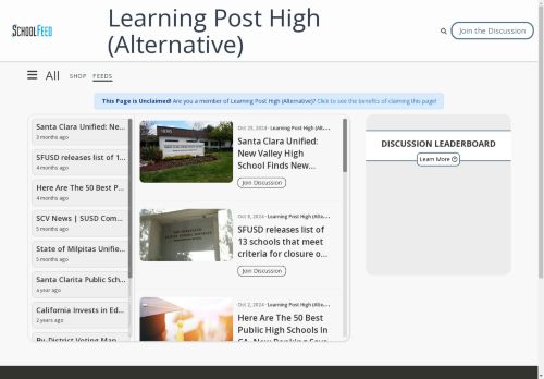 Learning Post High (Alternative)