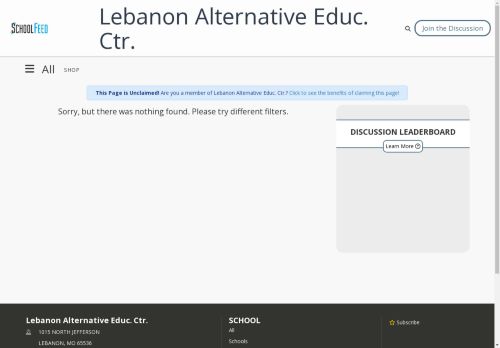 Lebanon Alternative Educ. Ctr.