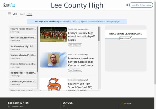 Lee County High
