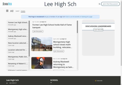 Lee High Sch