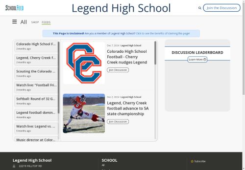 Legend High School