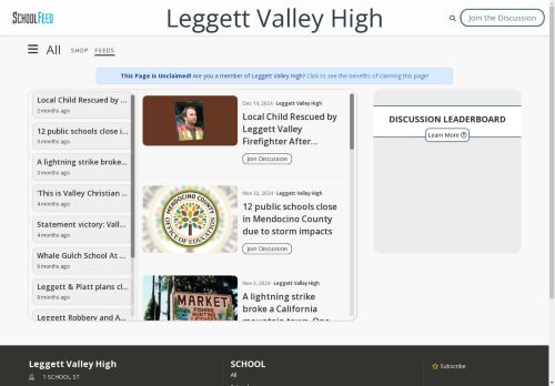 Leggett Valley High