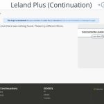 Leland Plus (Continuation)