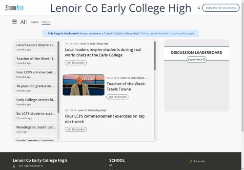 Lenoir Co Early College High