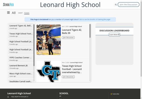Leonard High School