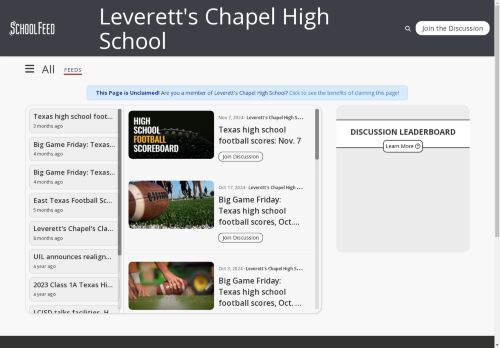 Leverett's Chapel High School