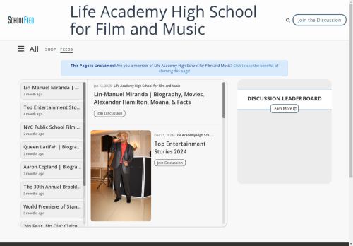 Life Academy High School for Film and Music