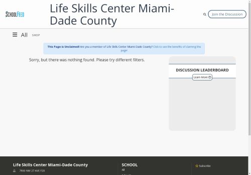 Life Skills Center Miami-Dade County