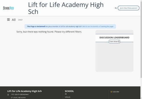 Lift for Life Academy High Sch
