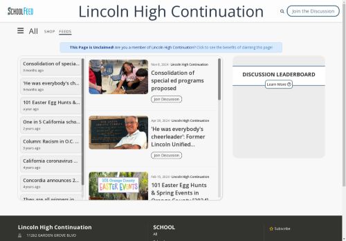 Lincoln High Continuation