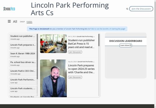 Lincoln Park Performing Arts Cs
