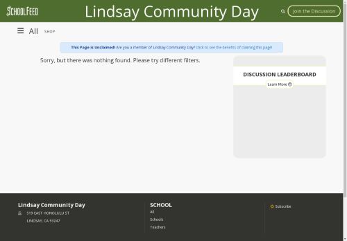 Lindsay Community Day