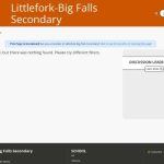 Littlefork-Big Falls Secondary