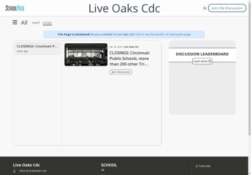 Live Oaks Cdc