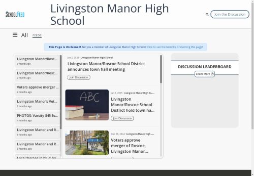 Livingston Manor High School