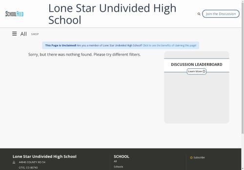 Lone Star Undivided High School