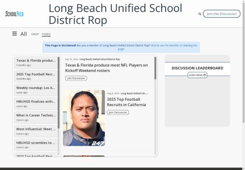 Long Beach Unified School District Rop