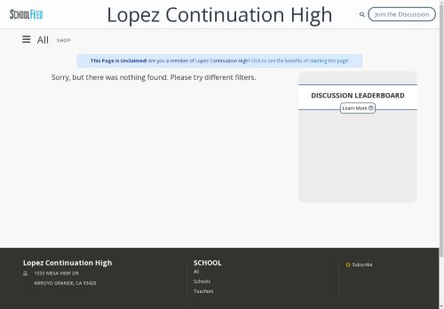 Lopez Continuation High
