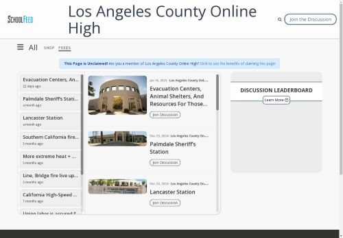Los Angeles County Online High