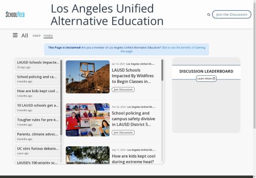 Los Angeles Unified Alternative Education