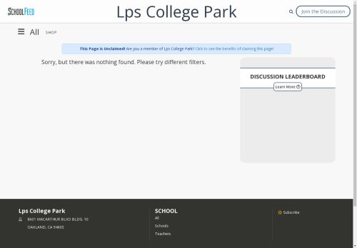 Lps College Park