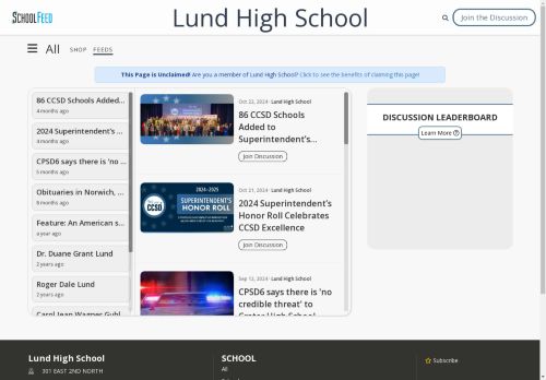 Lund High School