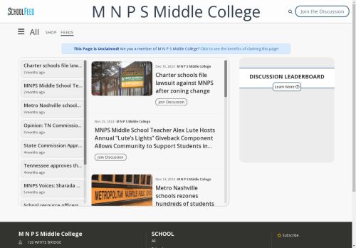 M N P S Middle College