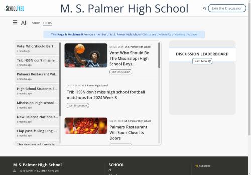 M. S. Palmer High School