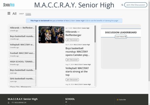 M.A.C.C.R.A.Y. Senior High