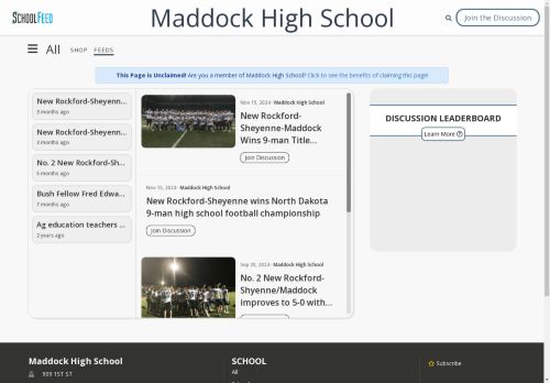 Maddock High School