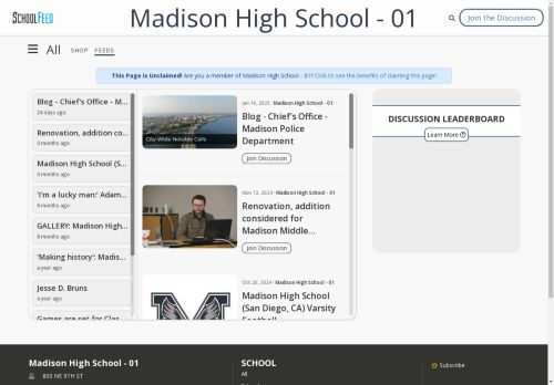 Madison High School - 01