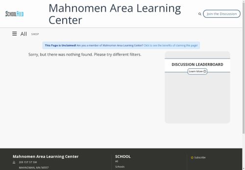 Mahnomen Area Learning Center