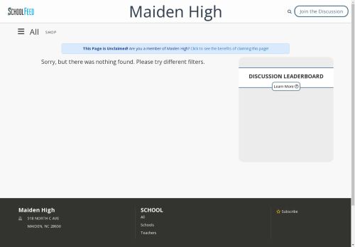 Maiden High