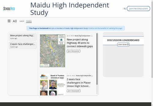 Maidu High Independent Study