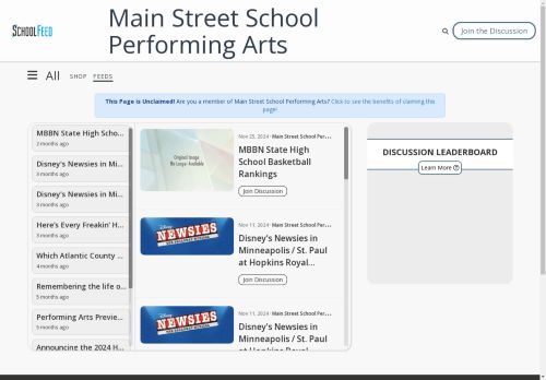 Main Street School Performing Arts