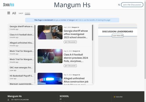 Mangum Hs