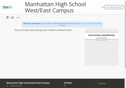Manhattan High School West/East Campus