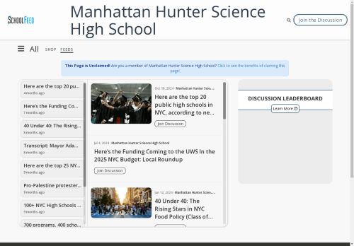 Manhattan Hunter Science High School
